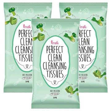 Prreti 綠意植萃卸妝濕巾 120g  30張  3包