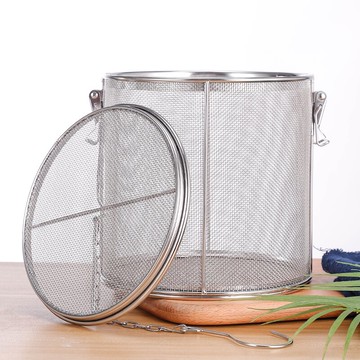304不銹鋼鹵水籃煮燉肉調料包鹵料籠商用香料調料盒火鍋過濾網盒