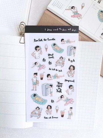 吳郁小姐 Miss Ng Yuk Vol.5 夏日熱辣辣唔想郁 | 貼紙