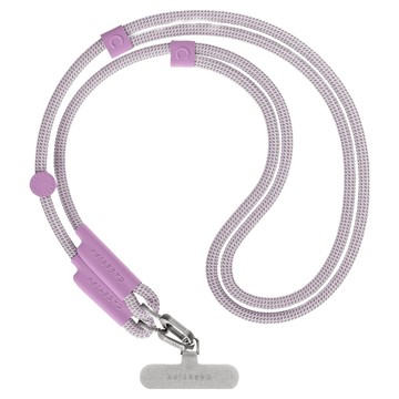 CASETiFY 織繩手機背帶套組 雙扣  1個  粉紫色