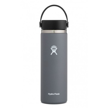 【【蘋果戶外】】Hydro Flask【寬口/591ml】20oz 591ml 石板灰 美國不鏽鋼保溫保冰瓶 保冷保溫瓶 不含雙酚A