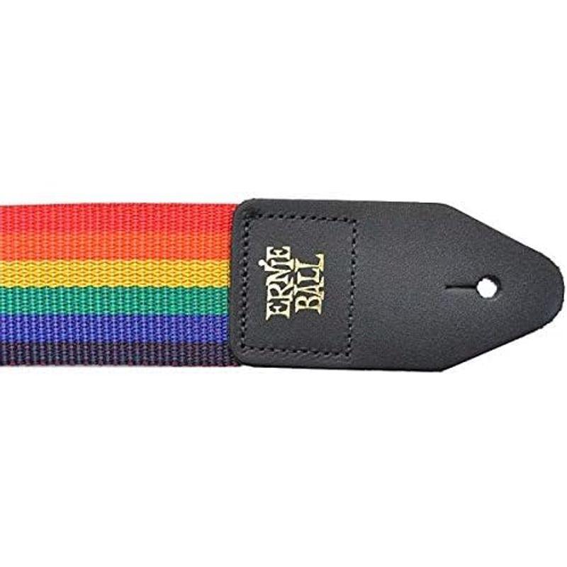 ERNIE BALL ERNIEBALL ギター ベース用ストラップ POLYPLO STRAPS Rainbow