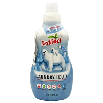 RedRoot 嬰幼兒衣物洗衣精 50次用量 去污 皮膚測試 3倍濃縮配方  1L  1瓶