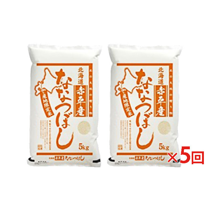 北海道赤平産 ななつぼし 10kg (5kg×2袋)  精米 米 北海道 定期便
