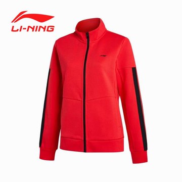 李寧春季衛衣女2022時尚開衫無帽男女休閑上衣女子防風運動外套女