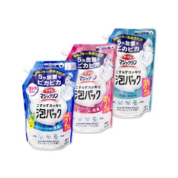 (2袋任選超值組)日本KAO花王-馬桶免刷高吸附除黑垢去污消臭泡沫清潔劑補充包660ml/袋(放置5分內壁洗淨液,弱鹼性去黃尿漬垢洗劑,芳香泡泡潔廁噴劑)