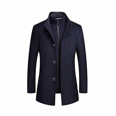 ピーコート メンズ Pコート ショート丈 ウール コート ビジネス メルトン ダブル アウター 服 カ 通販 Lineポイント最大get Lineショッピング