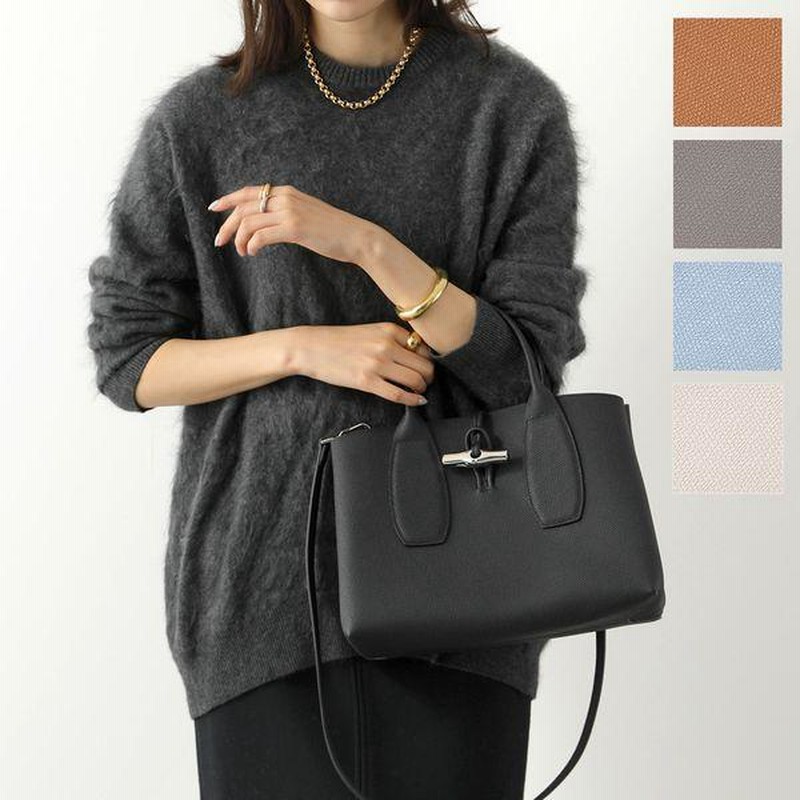 Longchamp ロンシャン ハンドバッグ LLG Top handle bag ROSEAU ロゾ トップハンドルバッグ 10058 HPN  レディース ショルダーバッグ レザー 鞄 カラー5色 | LINEブランドカタログ