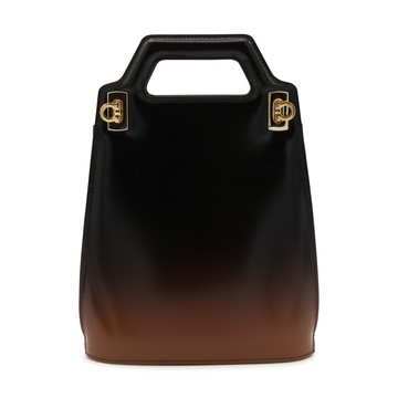Ferragamo - Brown North Sout Wanda Mini Top Handle Bag