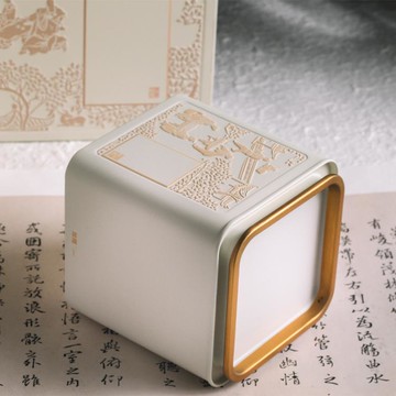 茶葉罐空罐密封罐大號一斤裝鐵罐白茶復古小號馬口鐵儲存罐茶葉盒【摩可美家】