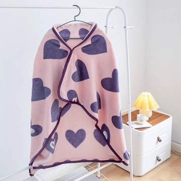 【藍尼居家】現+預 牛奶絨多功能披肩毯(蓋毯/午睡毯/家居毯)