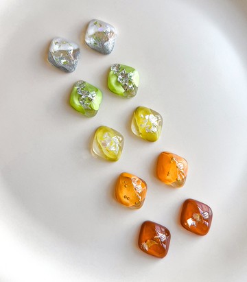 珍愛回憶菱形色彩耳環系列- Beloved Memories Collection