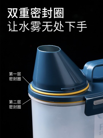 洗衣粉收納盒家用塑料桶大小號帶蓋罐子專用創意容器密封帶勺盒子