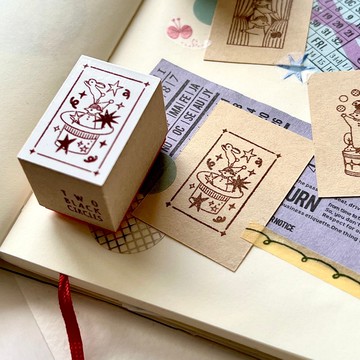 預購/ 12月底出貨【小小舞台】魔法師的帽子 印章