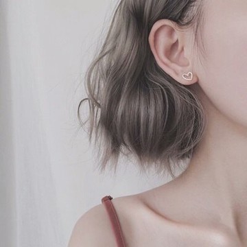 現貨+預購 925純銀耳環心型耳飾-鏤空愛心百搭生日情人節禮物女飾品73qp17【獨家進口】【米蘭精品】