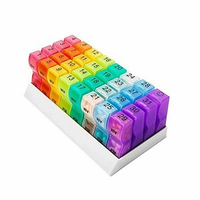 Mic 1か月 薬入れ 薬ケース １ヶ月分 薬箱 大容量 おしゃれ 31日用 飲み忘れ 防止 収納 ピルケース 携帯用 ピルケース 薬 入れ 通販 Lineポイント最大get Lineショッピング