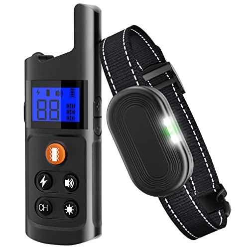 Dog training collar with shock sale and vibration corrections