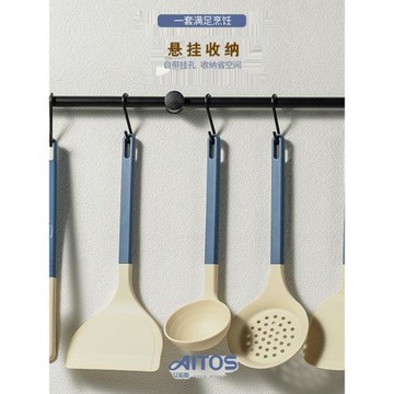 艾拓斯硅膠鍋鏟家用不粘鍋專用炒菜鏟子食品級耐高溫湯勺廚具套裝