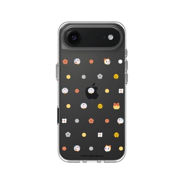 iPhone Air Clear Case（相機按鈕） 透明 - 哆啦A夢 Doraemon - 和風小花款