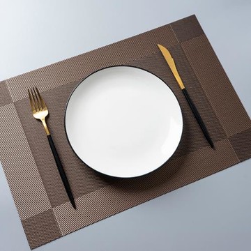 餐墊防水防油家用隔熱防燙墊北歐西餐墊高級感輕奢餐盤墊