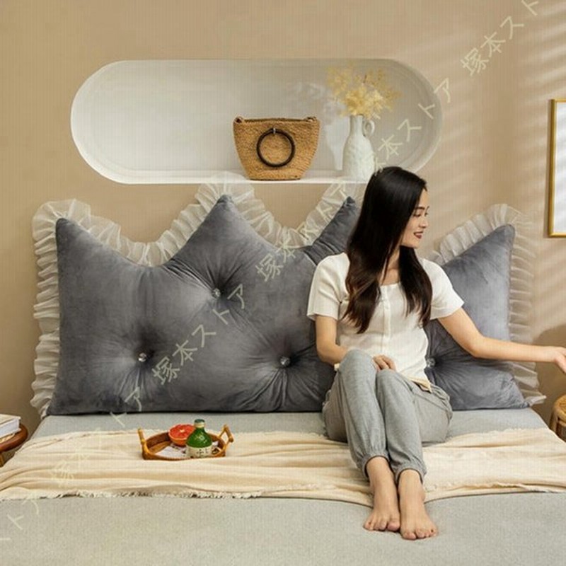 クラウン 柄 クッション 背もたれ 大きい ベッド クッション おしゃれ 低反発 ロング枕 ヘッドボード 腰枕 腰当て 背当て クッション 座布団 座椅子 通販 Lineポイント最大0 5 Get Lineショッピング