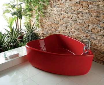 【麗室衛浴】BATHTUB WORLD YG3360 -170*138cm 壓克力心型造型缸 6星級汽車旅館最愛