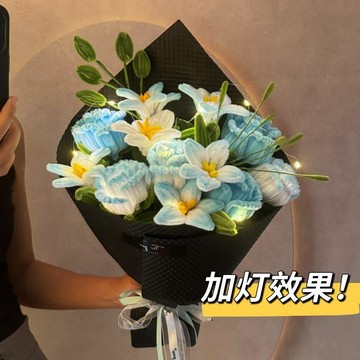 懶貓手作🌷 520情人節手作玫瑰手捧花扭扭棒加密加絨毛根扭扭棒手作diy材料包 手作花束 手作材料包 交換禮物