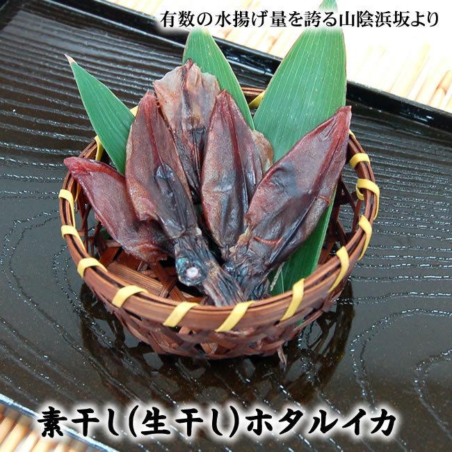 無塩・素干しホタルイカ　大袋250ｇ（山陰産）チャック付き袋。（ほたるいか、ホタルイカ、生干し）