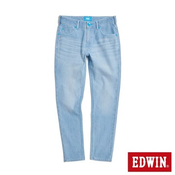 EDWIN 男裝 藍光動能全方位彈力窄管牛仔褲-拔淺藍