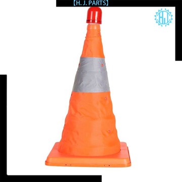 【臺灣出貨】汽車三角架警示牌伸縮路錐摺疊應急路障安全反光錐LED閃燈