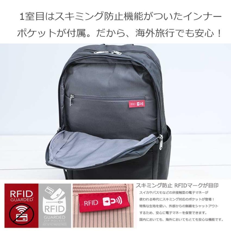 リュックサック メンズ/レディース A4 15インチPC収納 海外旅行 超軽量