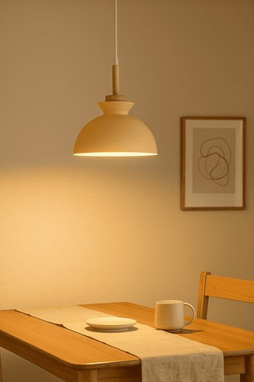 [梅斐國際]天光–經典單吊燈(奶黃)(免運)