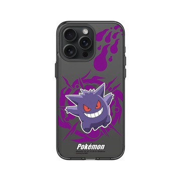 iPhone 15 Pro Max Clear 酷墨灰 - 寶可夢 Pokemon - 戰鬥系列-耿鬼