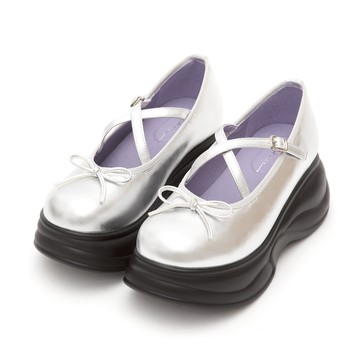 D+AF 甜酷Girl厚底交叉機能芭蕾鞋