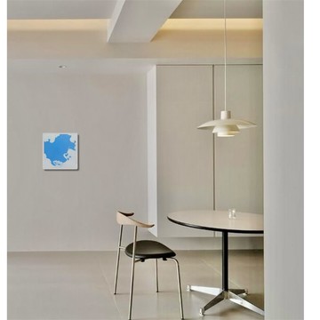 *輕筆觸雲朵- 愛心飄上天*  手繪油畫  非印刷品