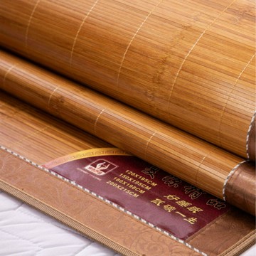 草蓆竹席涼席竹蓆夏季涼席竹席涼席床雙面1可折疊1.2雙人1.35夏季冰絲0.9草席子
