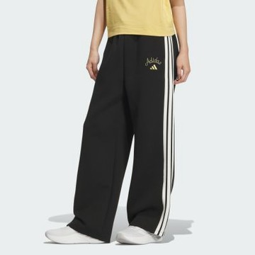 adidas 愛迪達 長褲 女 運動褲 高腰寬鬆版型 CNY 新年 亞規 NYR WIDE KN PNT 黑 KR0418 (L5173)