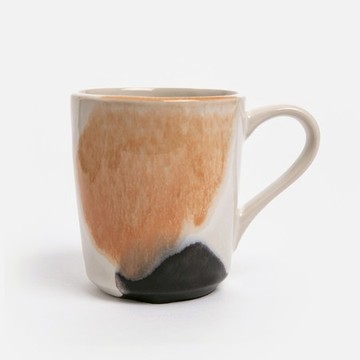 奧可利陶瓷馬克杯380mL 寫意米