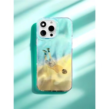 A tong shell小眾藝術抽象畫原創iphone16promax手機殼適用蘋果15pro/14保護套硬新款個性防摔硬殼躺平男女13