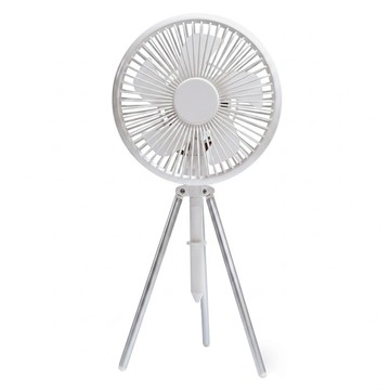Kinyo 腳架式充電風扇 附USB充電線 180 x 130 x 410mm 495g  UF-7051  白色