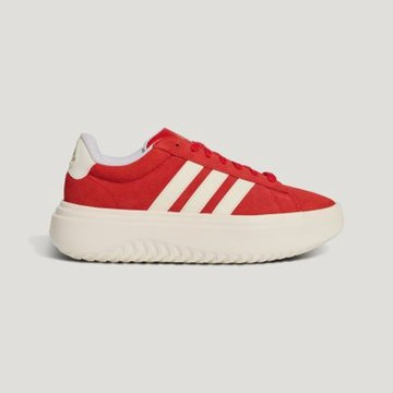 adidas 愛迪達 休閒鞋 女鞋 運動鞋 厚底 CNY新年 GRAND COURT PLATFORM CNY 紅白 KJ2065  (9090)