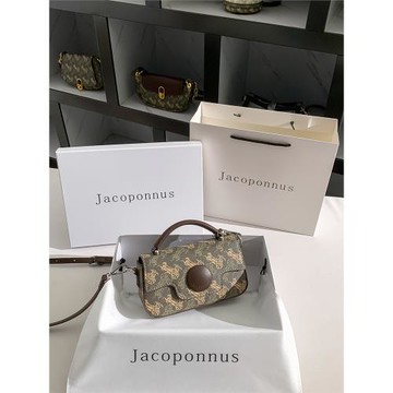 雅各邦真皮老花相機包女式2025新款輕奢高級感小眾通勤斜挎信封包