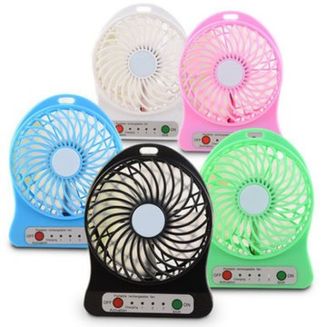 USB風扇 (2入)FN02A行動強力小風扇 - USB充電 三段變速(送3大好禮)(顏色隨機)