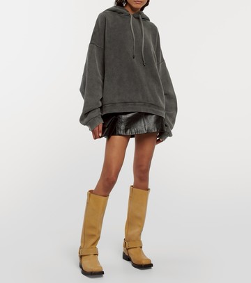 Acne Studios Cropped cotton hoodie