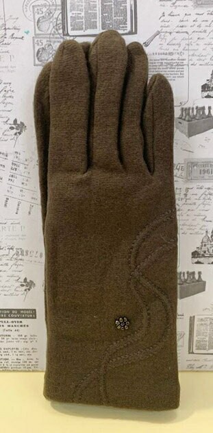 【震撼精品百貨】日本精品百貨 日本禦寒手套(素面)-咖啡#13170 震撼日式精品百貨