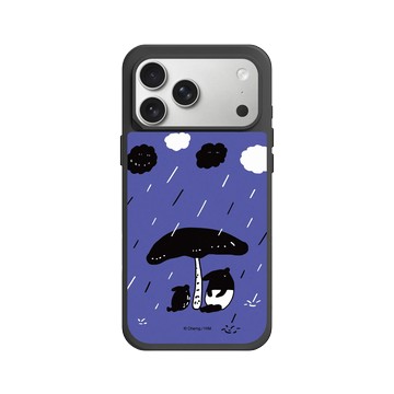 iPhone 17 Pro Max SolidX 黑 - 馬來貘 Laimo - 下雨了(紫色款)