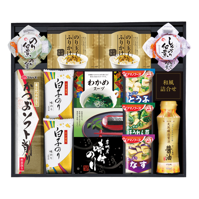 法事引き出物　食品｜30％OFF｜アマノフリーズドライみそ汁＆食卓詰合せ　No.50　※消費税・8％｜粗供養　法事のお返し