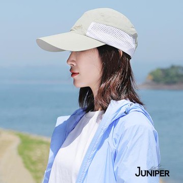 JUNIPER 抗UV防潑水運動休閒帽+披風 J7503