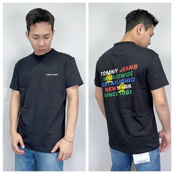 【New START精品服飾-員林】現貨免運 Tommy Jeans 背後彩色字母 短袖上衣 短袖 短T