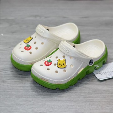 防滑厚底沙灘洞洞鞋女夏季白色護士涼鞋小碼34涼拖鞋向往生活同款